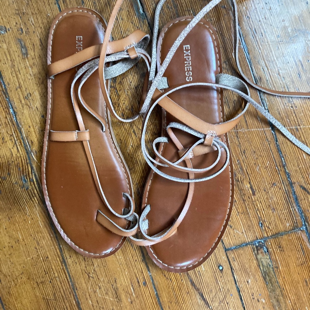 Express gladiator flats